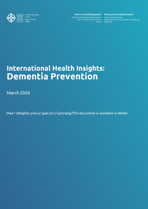 Dementia Prevention report cover