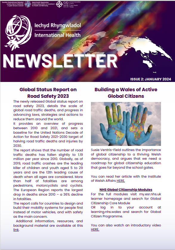 International Health Newsletter Issue 2 January 2024